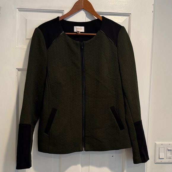 Laundry Dark Green and Black Blazer - Picture 1 of 7